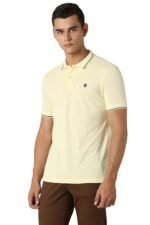 Men's Solid Polo T Shirt - Image 2