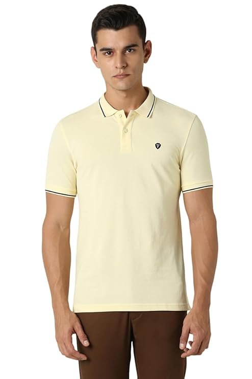 51HEHE5tnJL._SY741_.jpg Men's Solid Polo T Shirt - Image 1