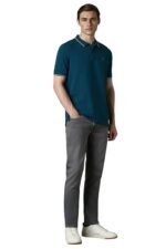 Men Slim Fit Solid Polo T-Shirt - Image 5