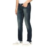 Men's Vapour Slim Fit Mid Waist Lightly Fade Jeans - Image 3