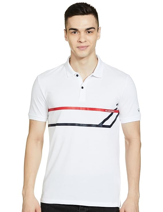 71CVZMe5MjL._SX569_.jpg Men's Solid Regular Fit Polo Shirt - Image 1