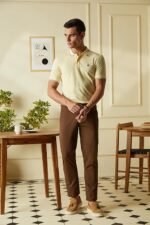 Men's Solid Polo T Shirt - Image 3