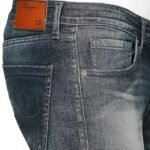 Men's Vapour Slim Fit Mid Waist Lightly Fade Jeans - Image 4