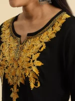 Kashmiri Black Kurti - Image 5